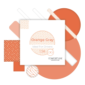 Оптична лінза для водіїв для окулярів Comfort Line Orange Gray 1,56