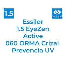 Оптична лінза Essilor 1.5 EyeZen Active 060 Orma Crizal Prevencia UV