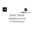 Оптична лінза для окулярів Divel Italia асферична лінза 1.61 Performance