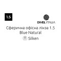 Оптична лінза для окулярів Divel Italia сферична офісна лінза 1.5 Blue Natural Silken