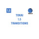 Оптична лінза для окулярів Tokai 1.50 Transitions