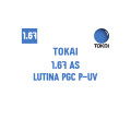 Оптична лінза для окулярів Tokai 1.67 AS Lutina PGC P-UV