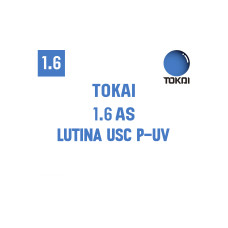 Оптична лінза для окулярів Tokai 1.6 AS Lutina USC P-UV