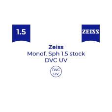 Оптична лінза для окулярів Zeiss Monof. 1.5 Sph stock DVC