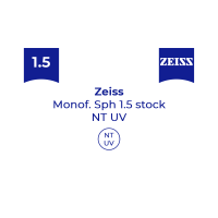 Оптична лінза для окулярів Zeiss Monof. 1.5 Sph stock NT UV