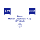 Оптична лінза для окулярів Zeiss Monof. ClearView 1.67 stock