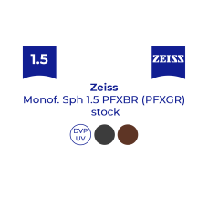 Оптична лінза для окулярів Zeiss Monof. Sph 1.5 PFXBR (PFXGR) BlueGuard stock