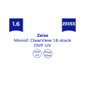 Оптична лінза для окулярів Zeiss Monof. ClearView FreeForm 1.6 stock DVP