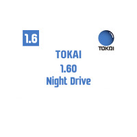 Оптична лінза для окулярів для водіїв Tokai 1.60 Night Drive