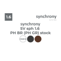 Оптична лінза для окулярів synchrony SV 1.6 PH BR (PH GR) stock HMCX