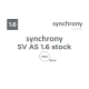 Оптична лінза для окулярів synchrony SV AS 1.6 stock HMC Blue